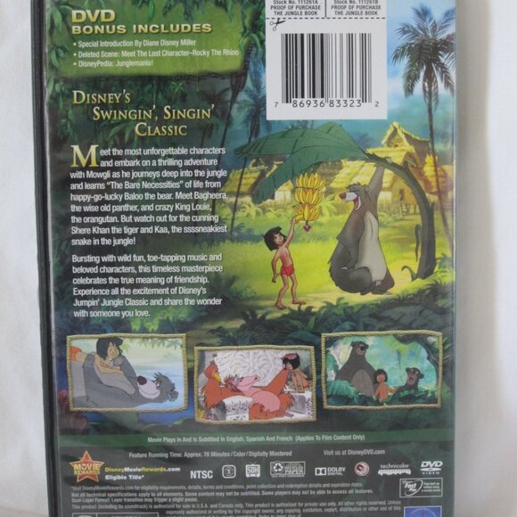DVD: Walt Disney's - The Jungle Book - Picture 2 of 4